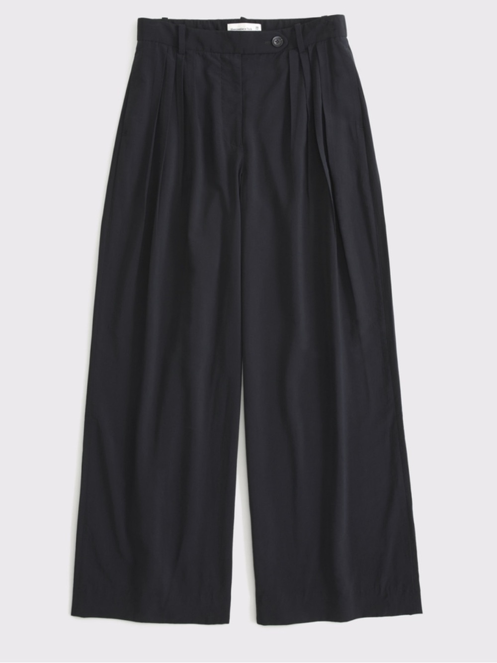 26S - Abercrombie High Rise Crepe Tailored Palazzo Pant - 26 SHORT